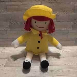 Kohls Cares MADELINE 14" Plush Doll Toy Stuffed 2016 Yellow Hat & Dress
